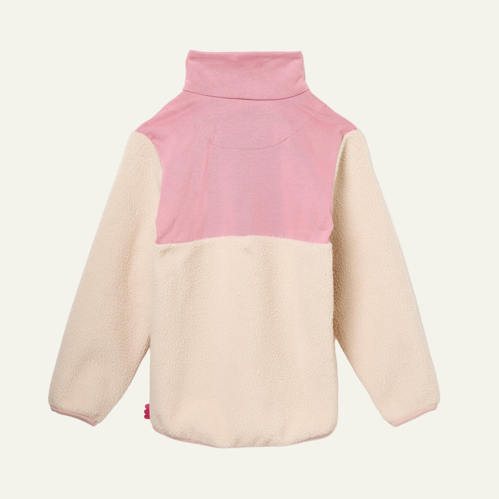 Pink Sherpa Zip up Jackets La Vie Bien Pink Sherpa Zip up