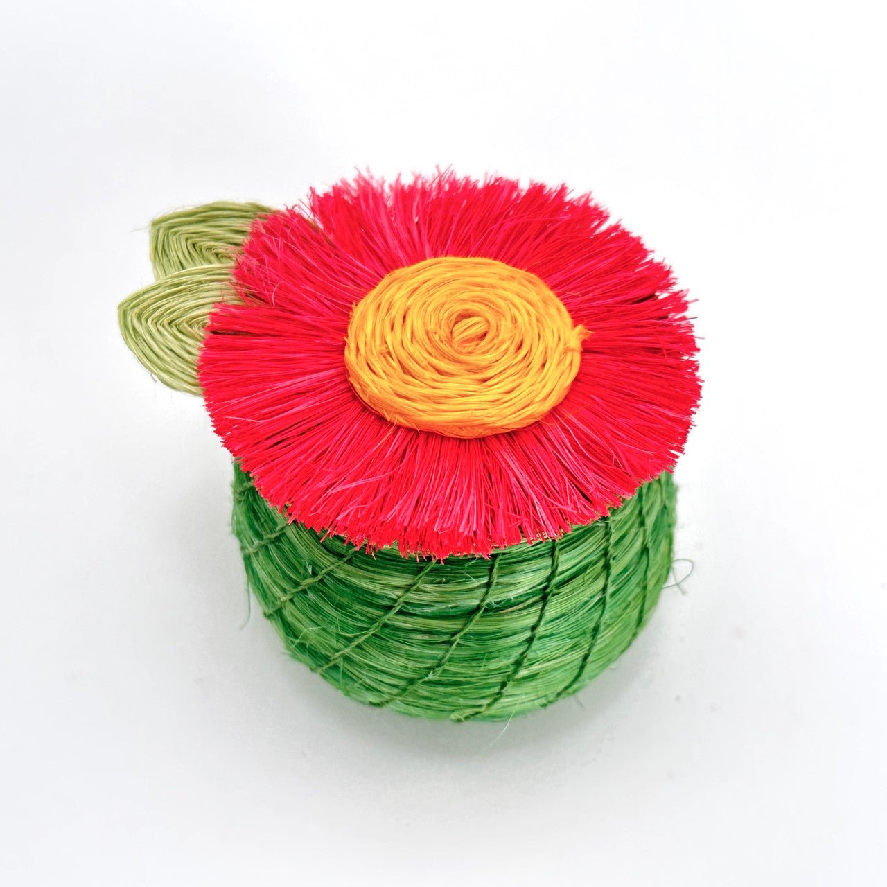 Pink Sunflower Tiny Basket La Vie Bien Pink Sunflower Tiny Basket