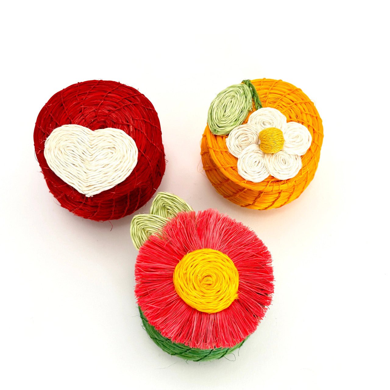 Pink Sunflower Tiny Basket La Vie Bien Pink Sunflower Tiny Basket