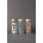 Pink Sustain Double Glass Tea Infuser Bottle | Loose Leaf Tea Holder Steeper Strainer Filter by The Bullish Store
