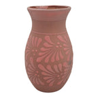 Pink Talavera Vase | Handmade Floral Pottery