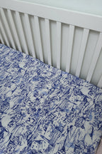 Pink Toile Crib Sheet La Vie Bien Pink Toile Crib Sheet