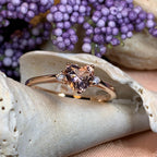 Pink Topaz Heart Ring Ring La Vie Bien Pink Topaz Heart Ring