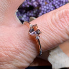 Pink Topaz Heart Ring Ring La Vie Bien Pink Topaz Heart Ring