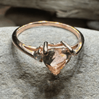 Pink Topaz Heart Ring Ring La Vie Bien Pink Topaz Heart Ring