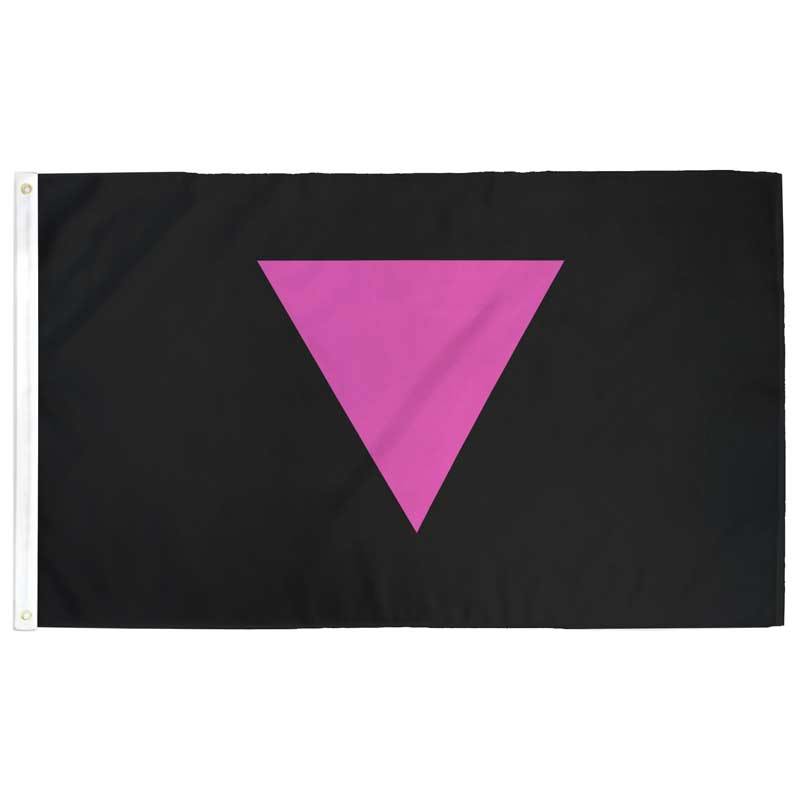 Pink Triangle LGBT Pride Flag Flag La Vie Bien Pink Triangle LGBT Pride Flag