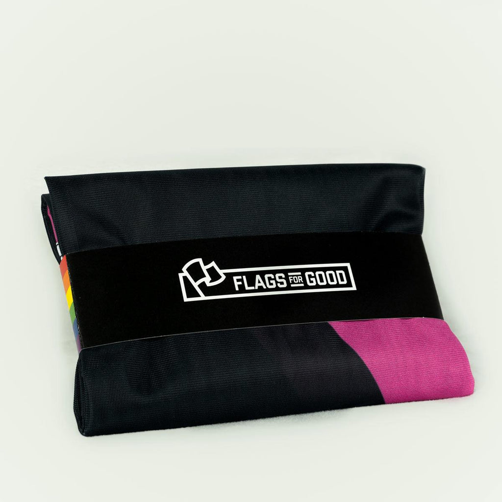 Pink Triangle LGBT Pride Flag Flag La Vie Bien Pink Triangle LGBT Pride Flag