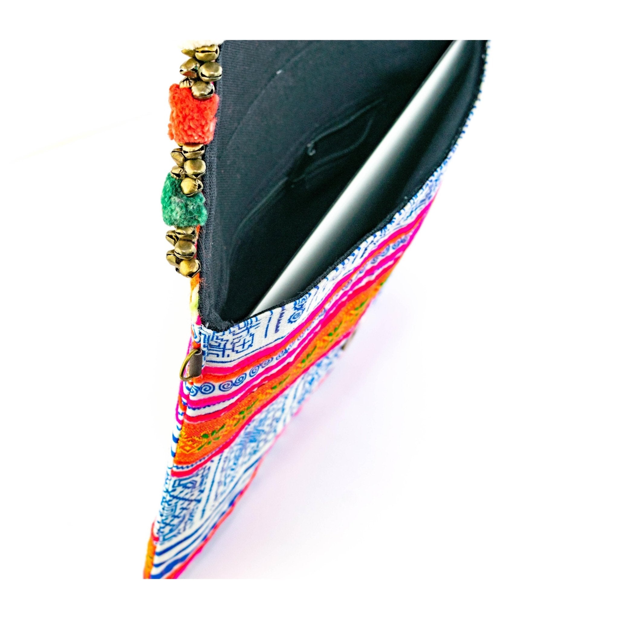 Pink Vintage Hmong Convertible Envelope Clutch | Purse - Thailand Bags La Vie Bien Pink Vintage Hmong Convertible Envelope Clutch | Purse - Thailand