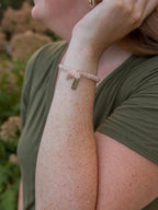 Mother's Love Stone Bracelet - Rose Quartz by Fair Anita