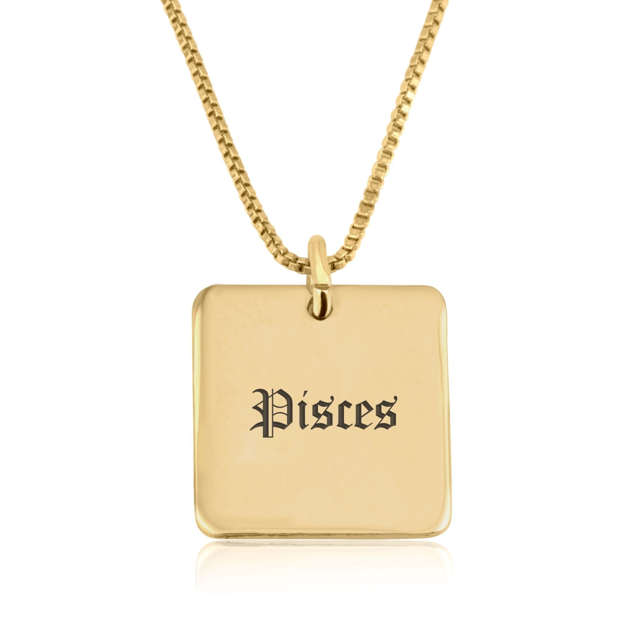 Pisces Charm Necklace La Vie Bien Pisces Charm Necklace