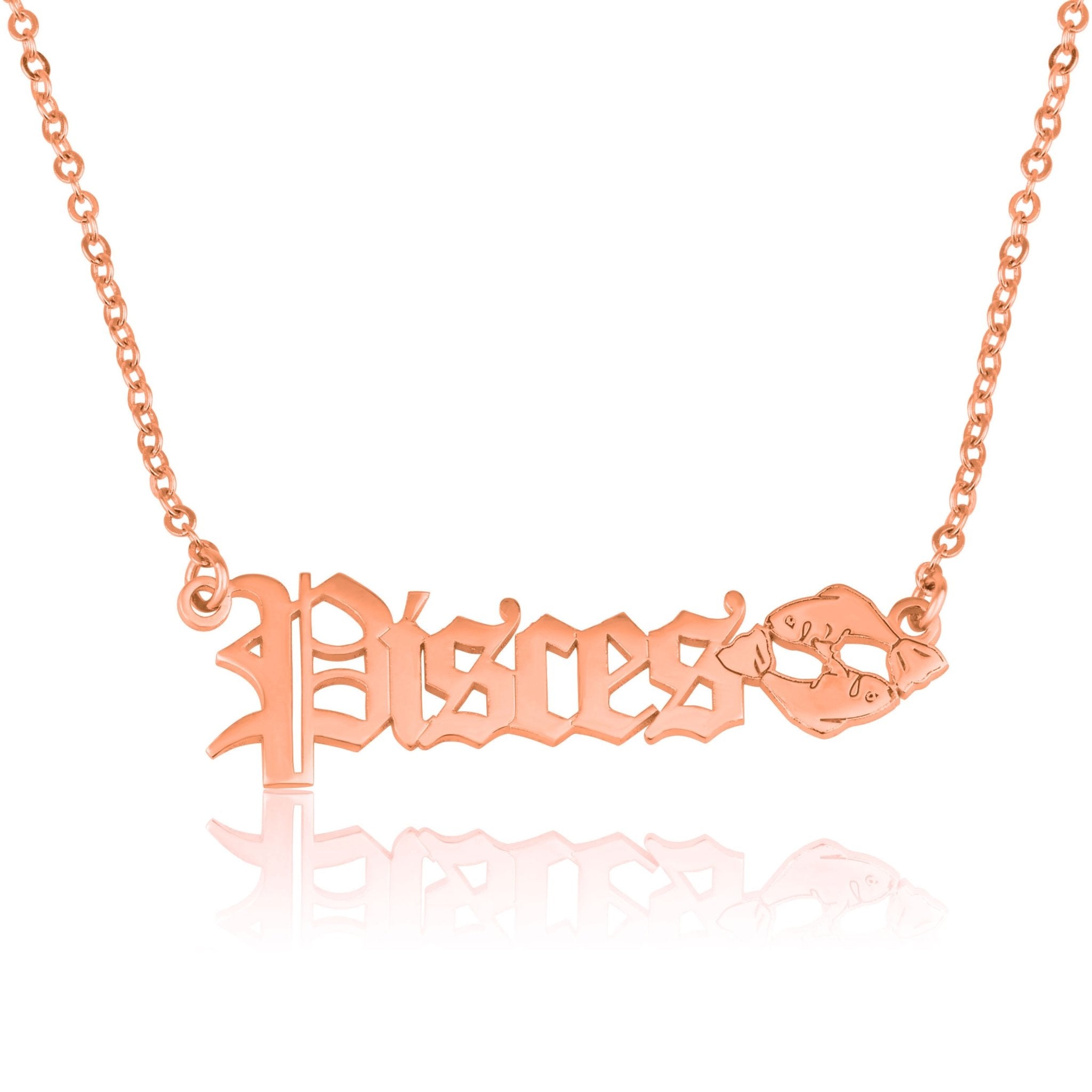 Pisces Symbol Necklace