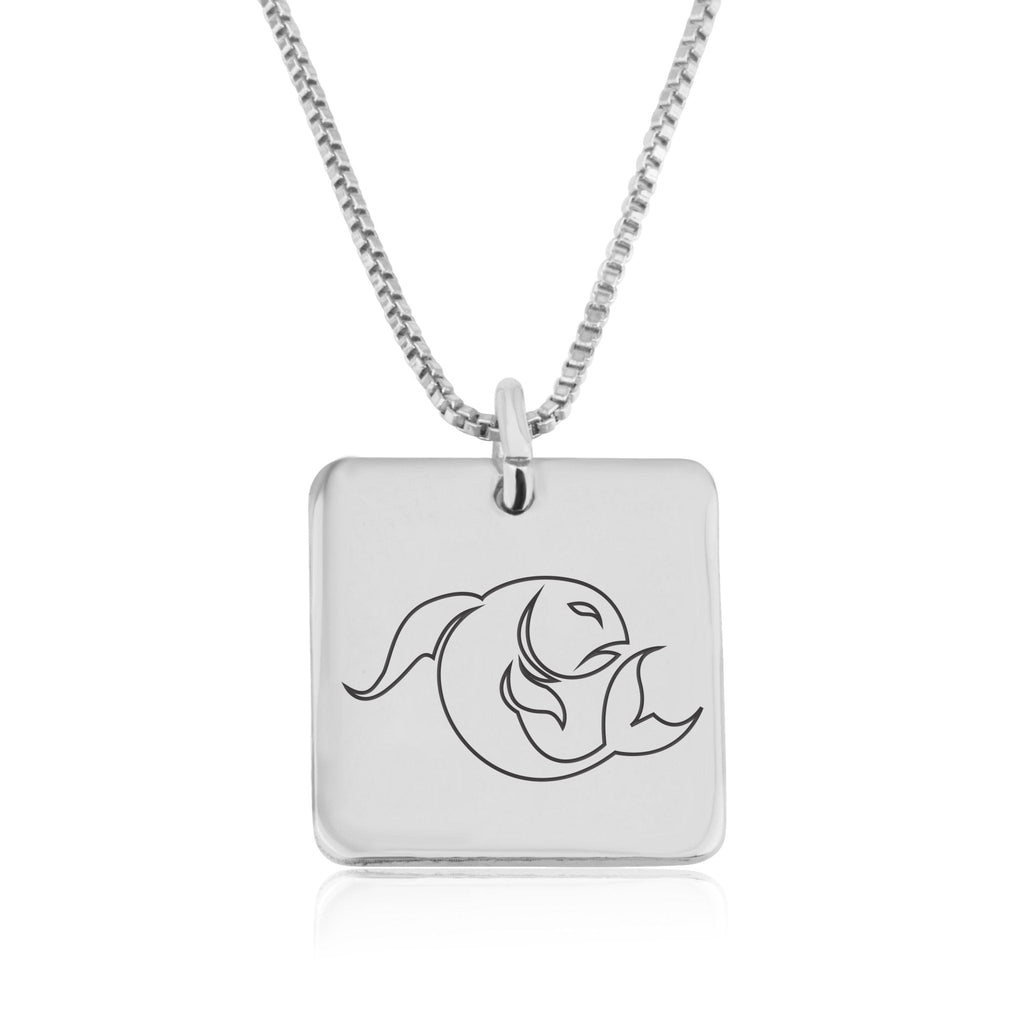 Pisces Zodiac Necklace La Vie Bien Pisces Zodiac Necklace