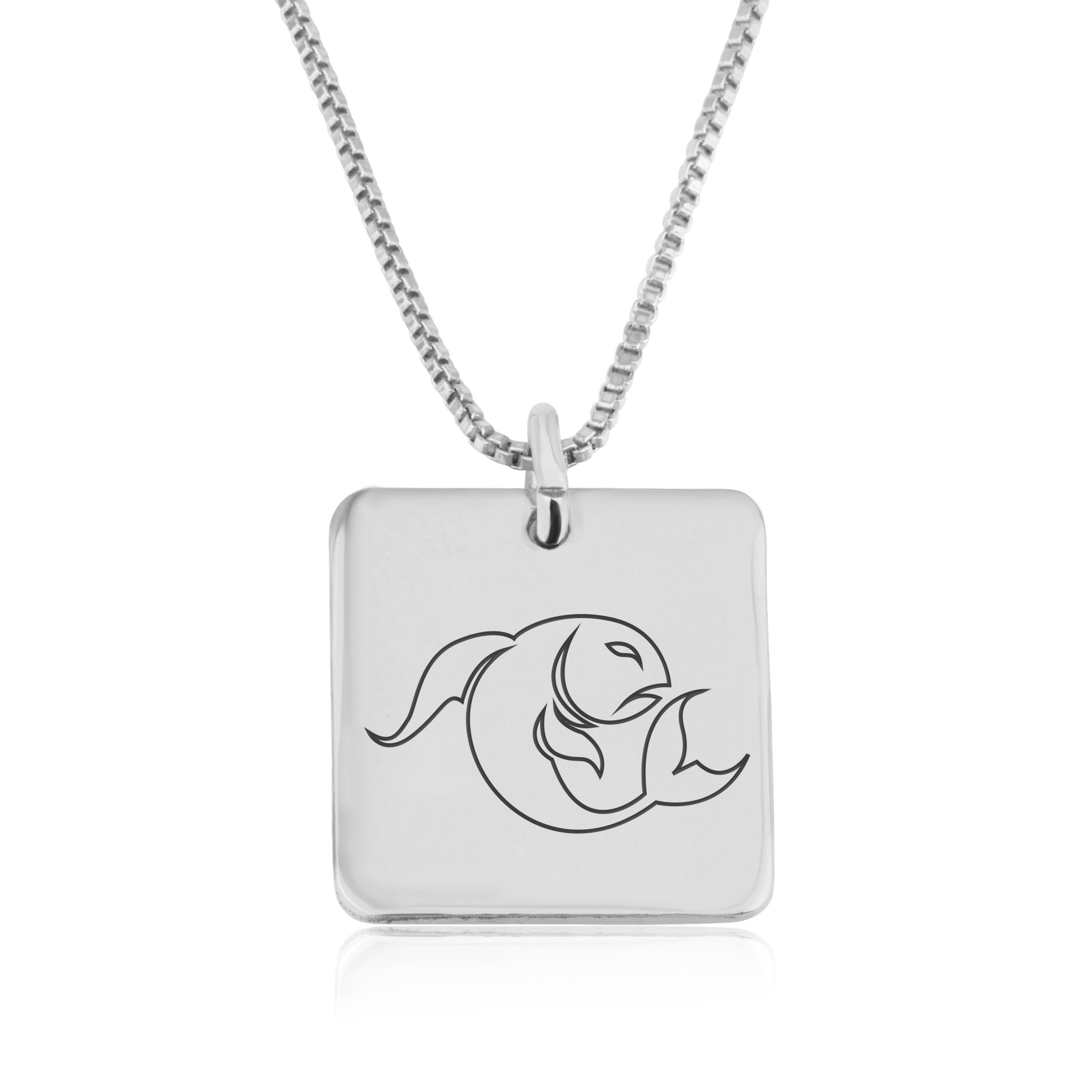 Pisces Zodiac Necklace La Vie Bien Pisces Zodiac Necklace