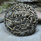 Pitney Celtic Viking Brooch - Bronze Historical Reproduction Pin Brooch La Vie Bien Pitney Celtic Viking Brooch - Bronze Historical Reproduction Pin