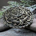 Pitney Celtic Viking Brooch - Bronze Historical Reproduction Pin Brooch La Vie Bien Pitney Celtic Viking Brooch - Bronze Historical Reproduction Pin