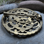 Pitney Celtic Viking Brooch - Bronze Historical Reproduction Pin Brooch La Vie Bien Pitney Celtic Viking Brooch - Bronze Historical Reproduction Pin