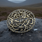 Pitney Celtic Viking Brooch - Bronze Historical Reproduction Pin Brooch La Vie Bien Pitney Celtic Viking Brooch - Bronze Historical Reproduction Pin