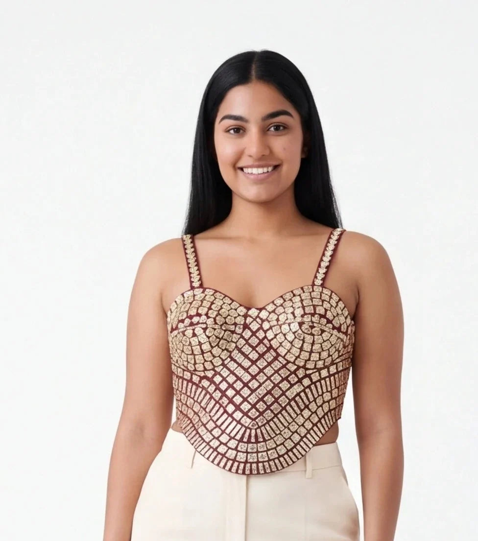 2124 - Backless blouse