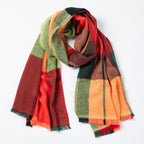 Plaid Chunky Scarf Scarves & Bandanas La Vie Bien Plaid Chunky Scarf