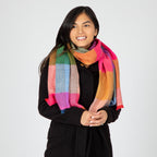 Plaid Chunky Scarf Scarves & Bandanas La Vie Bien Plaid Chunky Scarf