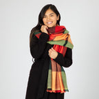 Plaid Chunky Scarf Scarves & Bandanas La Vie Bien Plaid Chunky Scarf