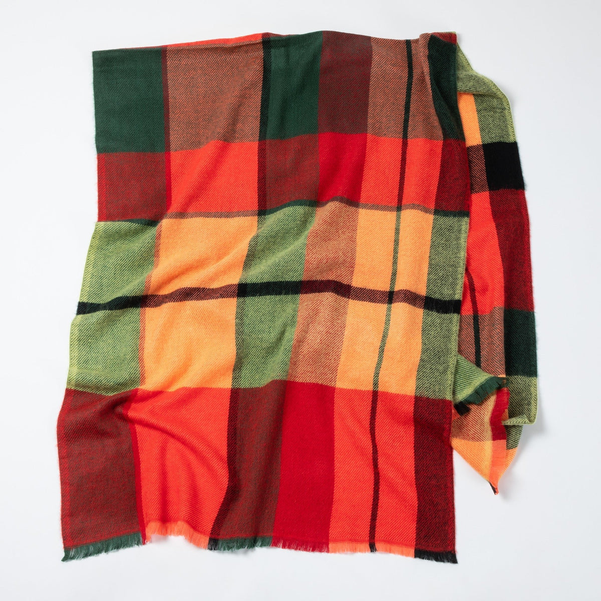 Plaid Chunky Scarf Scarves & Bandanas La Vie Bien Plaid Chunky Scarf