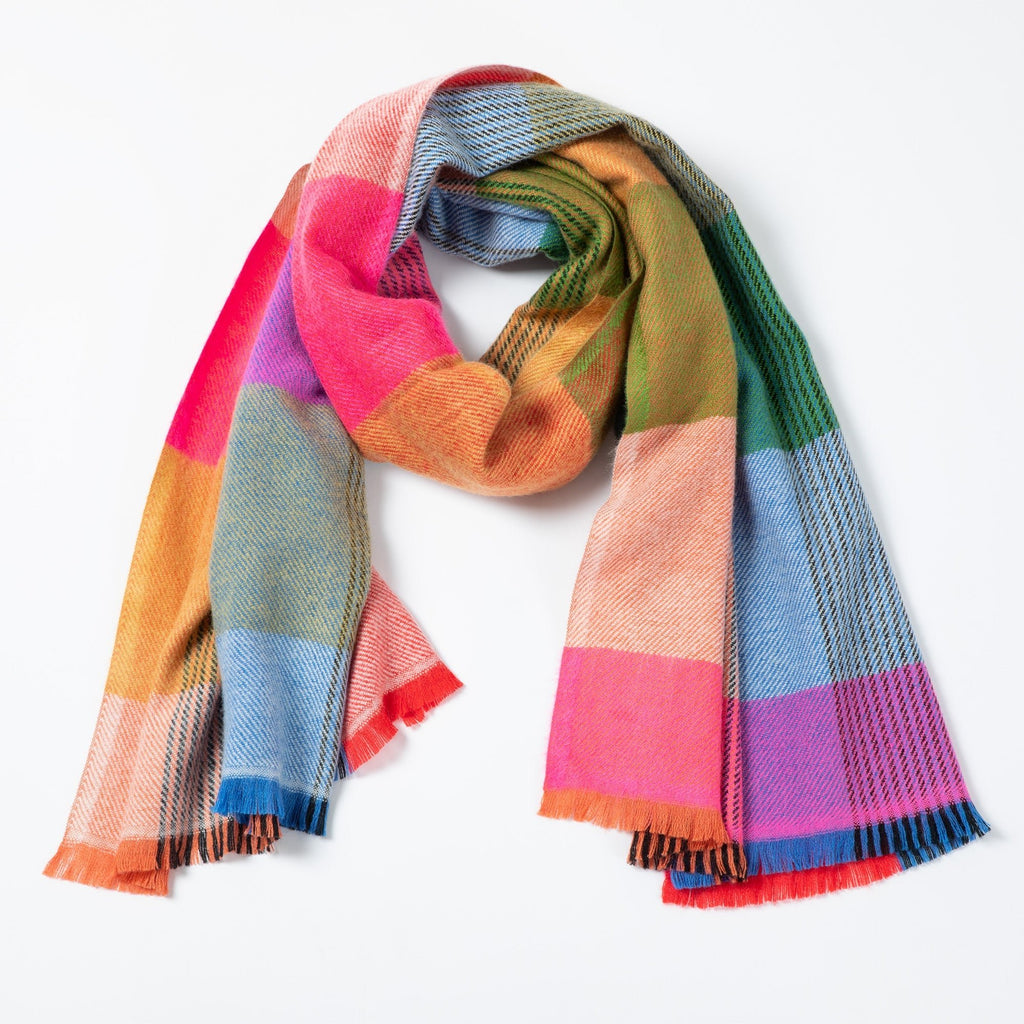 Plaid Chunky Scarf Scarves & Bandanas La Vie Bien Plaid Chunky Scarf
