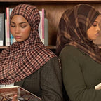 Plaid & Houndstooth Hijab Scarf (MH213)