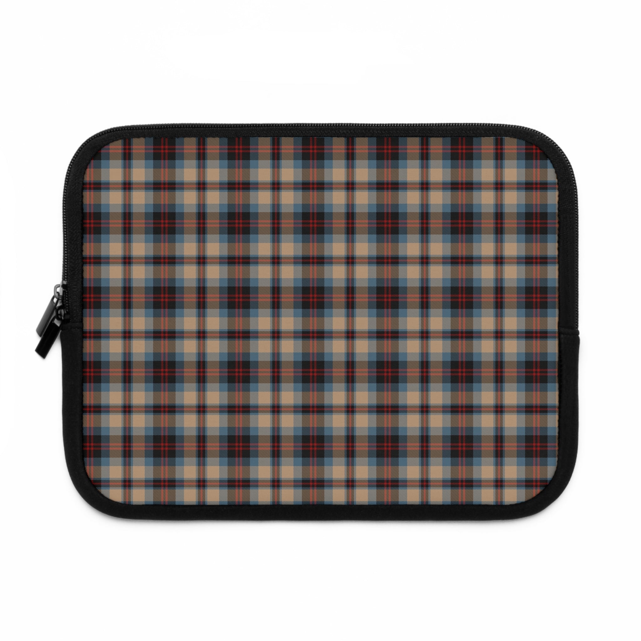 Plaid Laptop Sleeve | Stylish Computer Case for Professionals, Gift for Students, Tech Accessory for Work & School