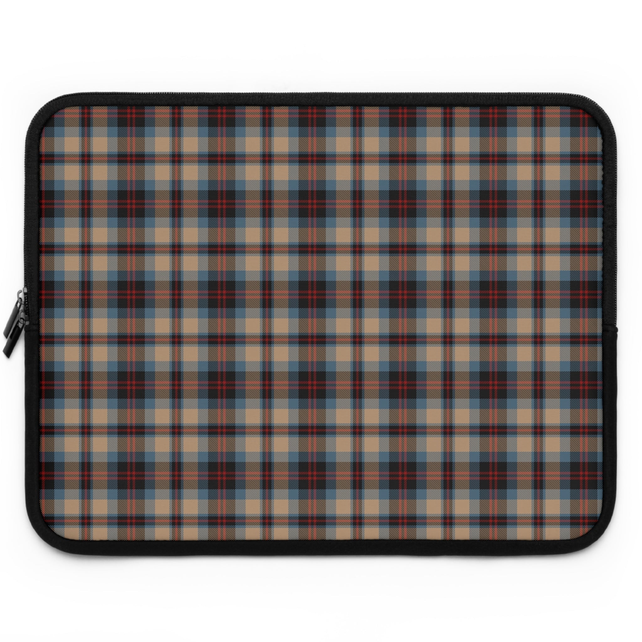 Plaid Laptop Sleeve | Stylish Computer Case for Professionals, Gift for Students, Tech Accessory for Work & School