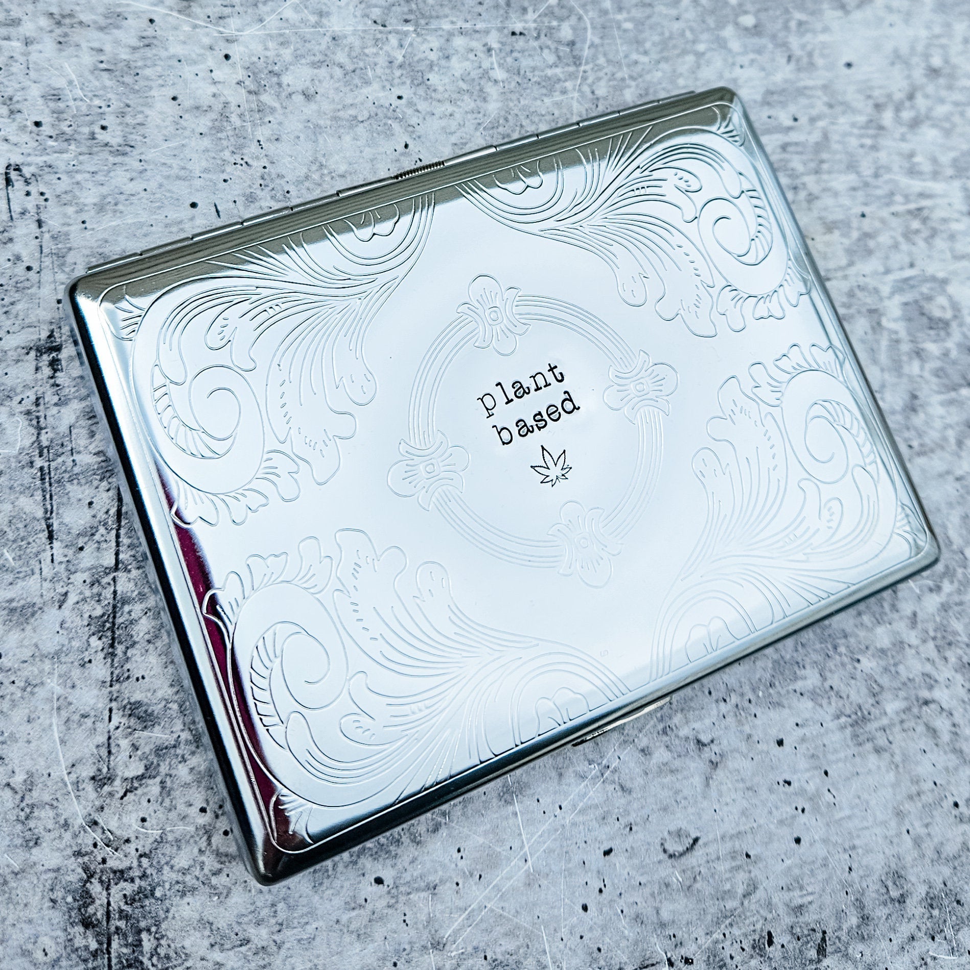 Plant Based Funny Cigarette Case for Vegan Acessories La Vie Bien Plant Based Funny Cigarette Case for Vegan