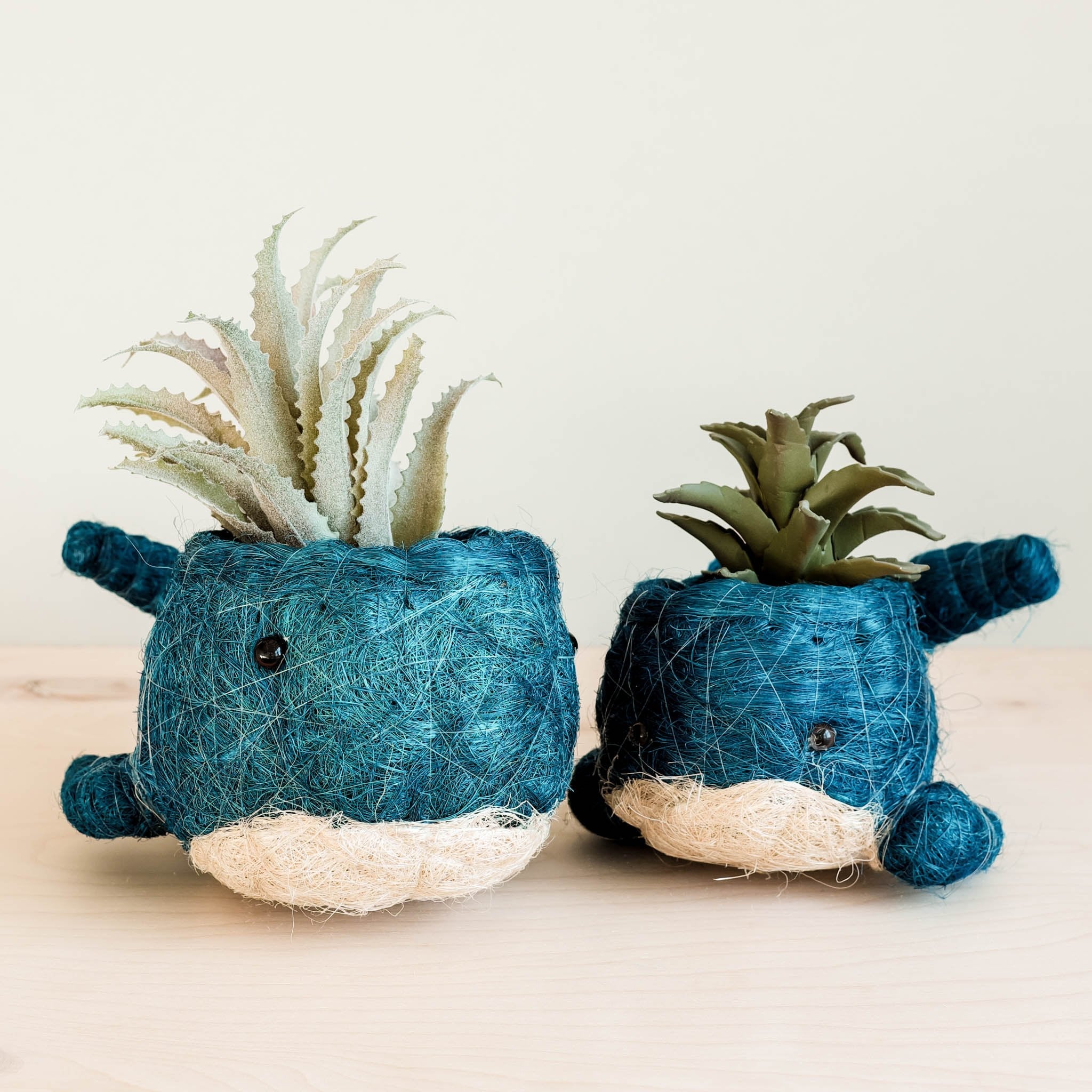 Wicker Whale Planter - Coco Planter | LIKHÂ
