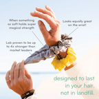 Plastic - free Scrunchies, organic & biodegradable