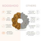 Plastic - free Scrunchies, organic & biodegradable