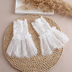 Pleated Lace Mesh Cuff Sleeves (MAC425)