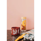 Plume Recycled Cotton Bandana | Neck Scarf Headband in Soft Pink Hues by The Bullish Store