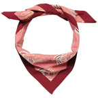 Plume Recycled Cotton Bandana | Neck Scarf Headband in Soft Pink Hues by The Bullish Store