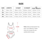 Plus Size Women's Two piece Swimsuit with Tankini - Black by SALE-Personal Design