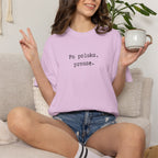 Po polsku, proszę. Polish Phrase T-Shirt, Garment-Dyed Tee for Polish speakers T-Shirt La Vie Bien Po polsku, proszę. Polish Phrase T-Shirt, Garment-Dyed Tee for Polish speakers