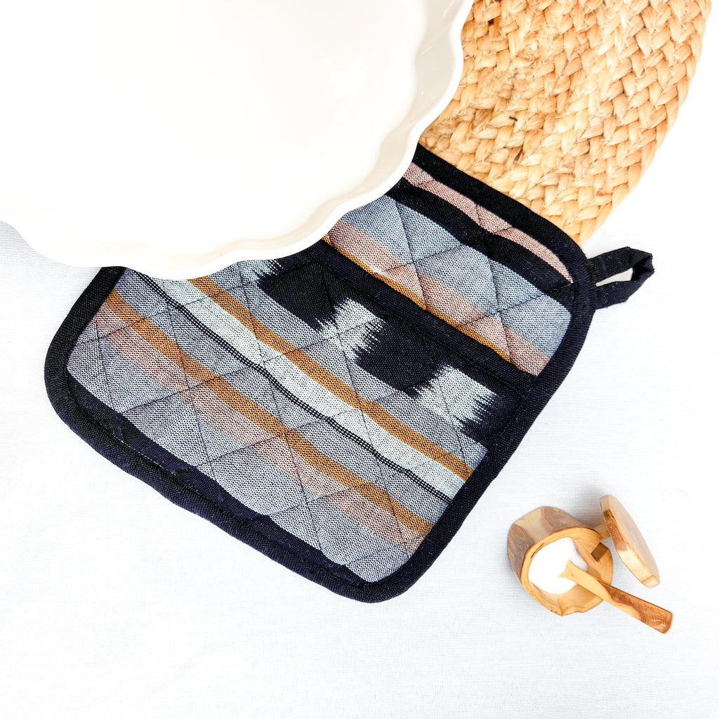 Pocket Pot Holder Kitchen - Linens La Vie Bien Pocket Pot Holder