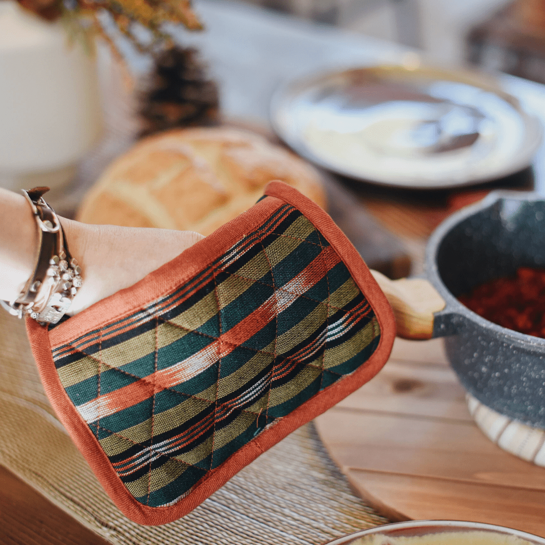 Pocket Pot Holder Kitchen - Linens La Vie Bien Pocket Pot Holder