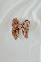 Poinsettia Bow Clips by Little Mae & Co