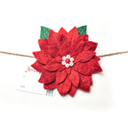 Reusable Poinsettia Gift Bow by Upavim Crafts