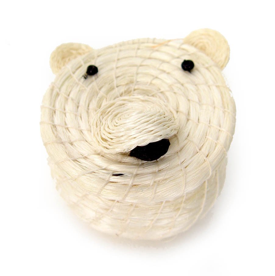 Polar Bear Tiny Basket La Vie Bien Polar Bear Tiny Basket