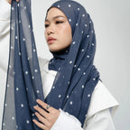Polka Dot Hijab Scarf(MH230) La Vie Bien Polka Dot Hijab Scarf(MH230)