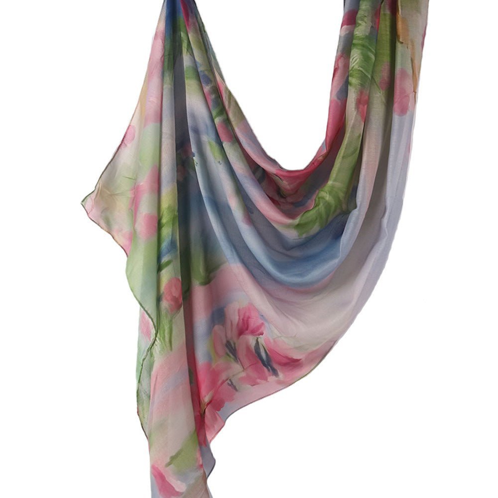 Poly-Cotton Printed Hijab Scarf (MH214) La Vie Bien Poly-Cotton Printed Hijab Scarf (MH214)