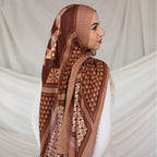 Poly-Cotton Printed Hijab Scarf (MH214) La Vie Bien Poly-Cotton Printed Hijab Scarf (MH214)