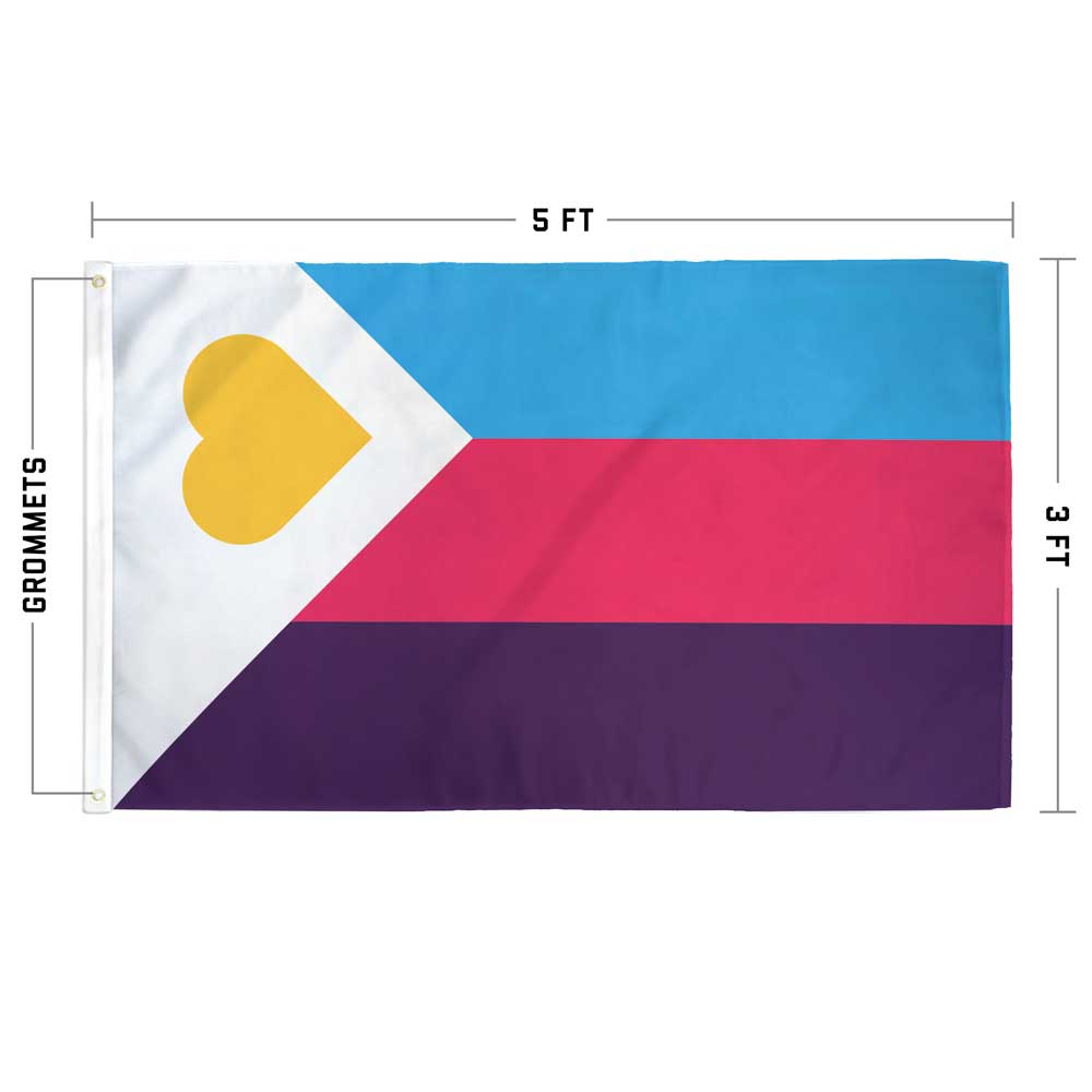 Polyamory Pride Flag Flag La Vie Bien Polyamory Pride Flag