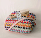 Pom Pom Baby Swaddle Blanket by Kalkedon Towels