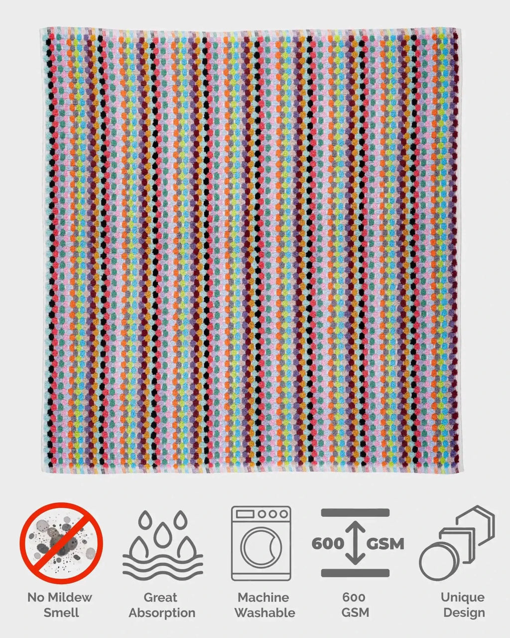 Pom Pom Bath Mat by Kalkedon Towels